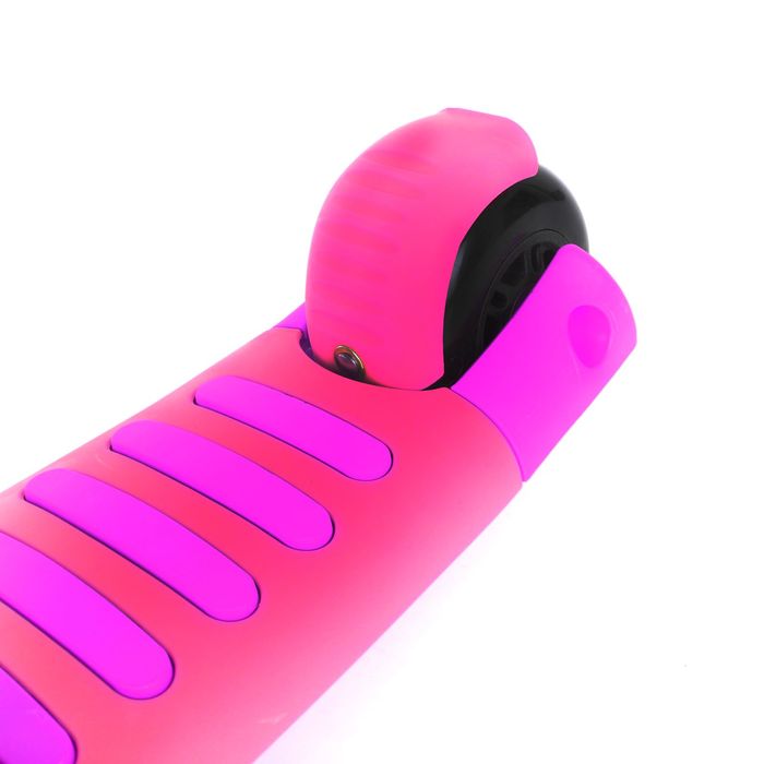 Самокат-каталка 3 в1 ОТ-922, три колеса PU d=120 и 90 мм, световые, ABEC 7, цвет розовый