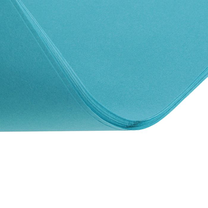 Бумага цветная Тишью (шёлковая) 510*760 мм Sadipal 1 л 17 г/м2 голубой 11130