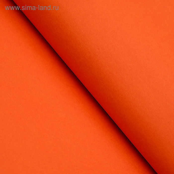 Бумага цветная, Тишью (шёлковая), 510 х 760 мм, Sadipal, 1 лист, 17 г/м2, оранжевый