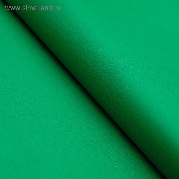Бумага цветная тишью шёлковая, 510 х 760 мм, Sadipal, 1 лист, 17 г/м2, тёмно-зелёная
