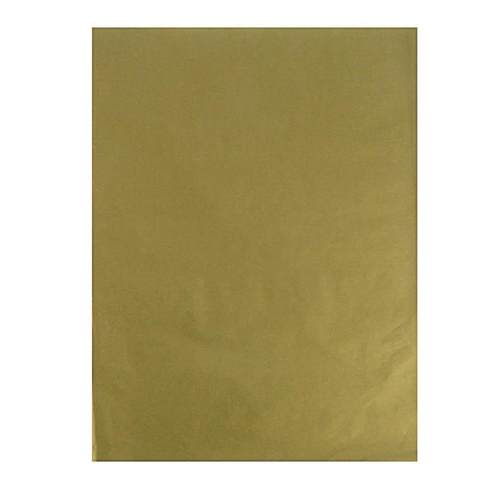 Бумага цветная Тишью (шёлковая) 510*760 мм Sadipal 1 л 17 г/м2 золотистый 11166