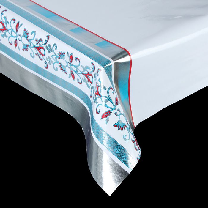 Клеенка столовая на нетканой основе, ширина 137 см, толщина 0,18 мм, рулон 20 м