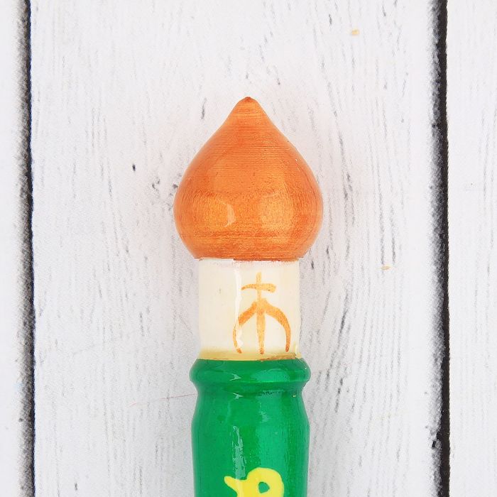 Ручка деревянная, храм "Ярославль", 17 см