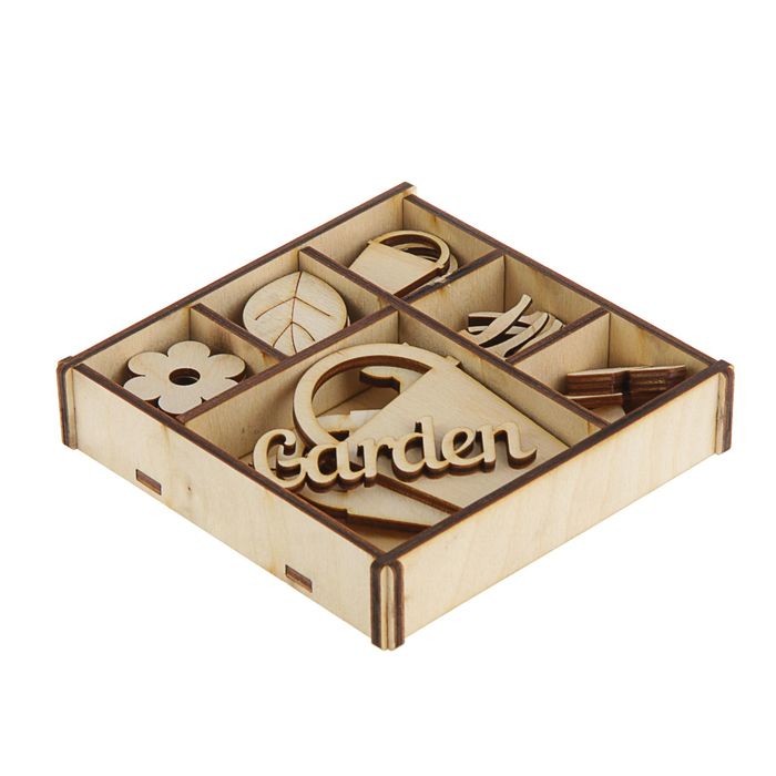 Набор заготовок в коробке "Дачник", 5 заготовок в ячейке