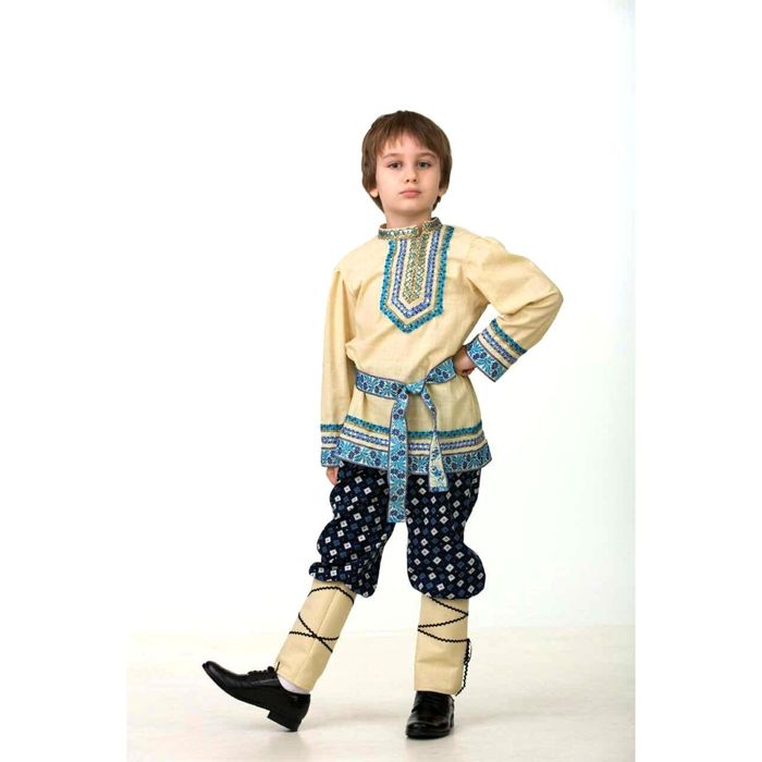 Народный костюм для мальчика, р-р 32, рост 122 см