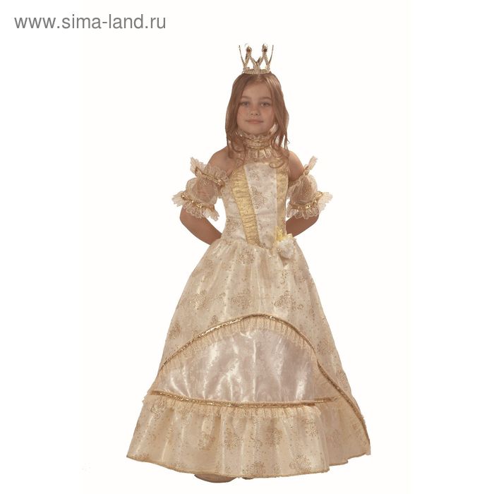 Карнавальный костюм «Золушка-Принцесса золотая», размер 38