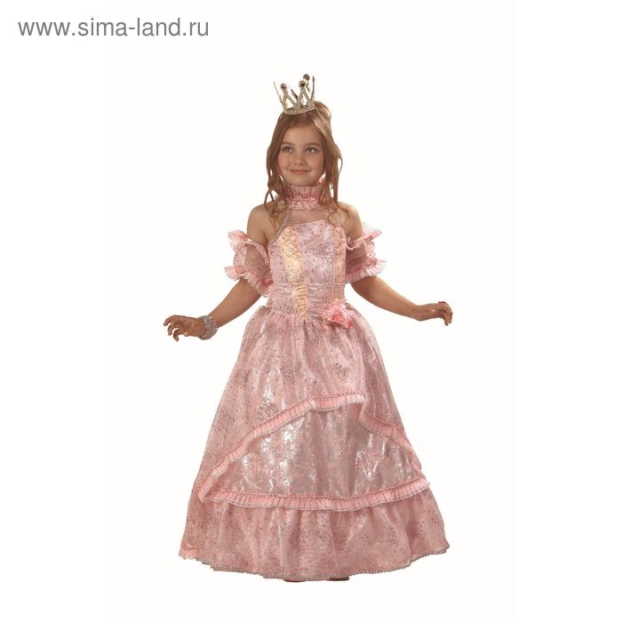 Карнавальный костюм «Золушка-принцесса розовая», размер 38