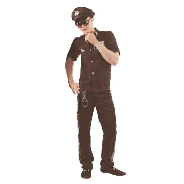 Карнавальный костюм "Полицейский", размер 50 (1302)