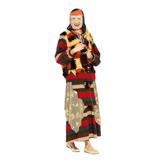 Карнавальный костюм "Баба Яга лесная", для взрослых, размер 46 (1102)