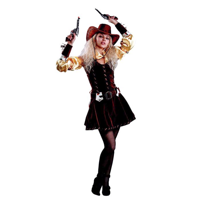 Карнавальный костюм "Ковбойка", для взрослых, размер 46 (1116)
