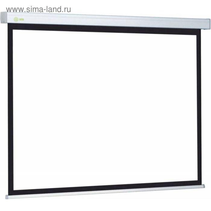 цена Экран Cactus 150x150 Wallscreen CS-PSW-150x150 1:1, настенно-потолочный, рулонный