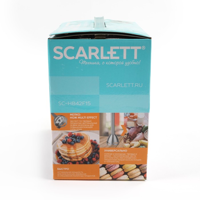 Блендер Scarlett SC-HB42F15, 700 Вт, черно-серебристый