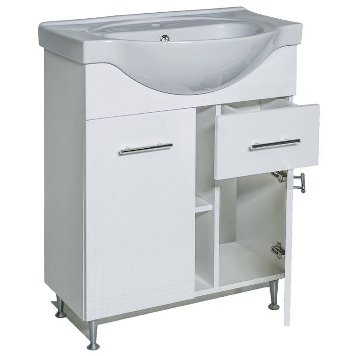 Тумба "АКВАРЕЛЬ" Классик 50, один выдвижной ящик