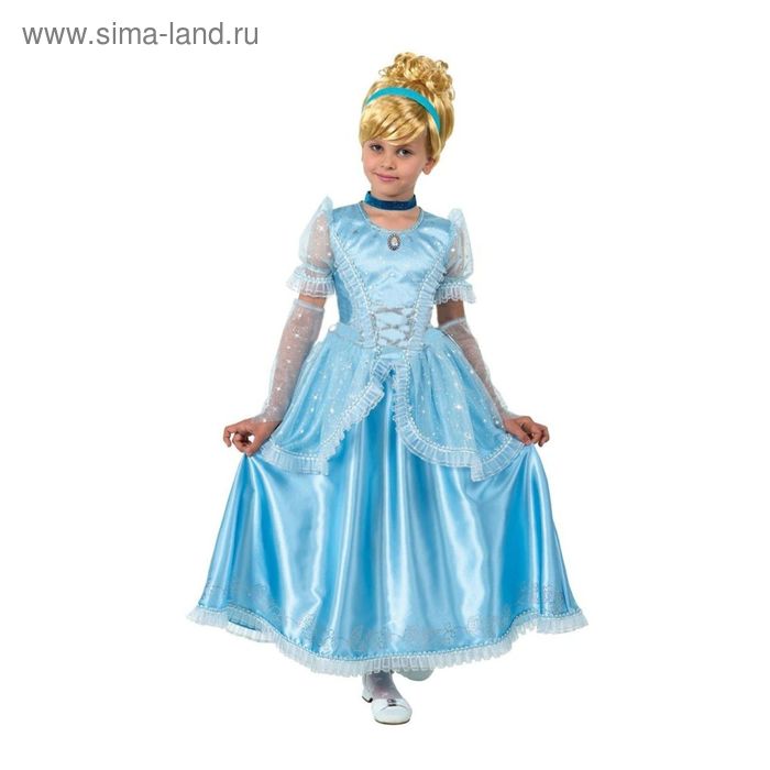 Карнавальный костюм «Принцесса Золушка», текстиль, размер 28, рост 110 см