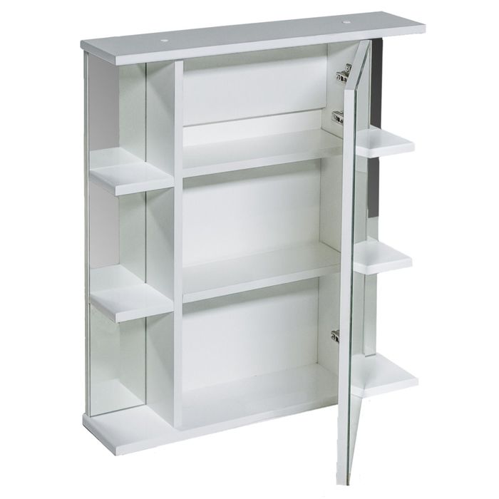 Шкаф Зеркало "АКВАРЕЛЬ" Лилия 60, С2, правый