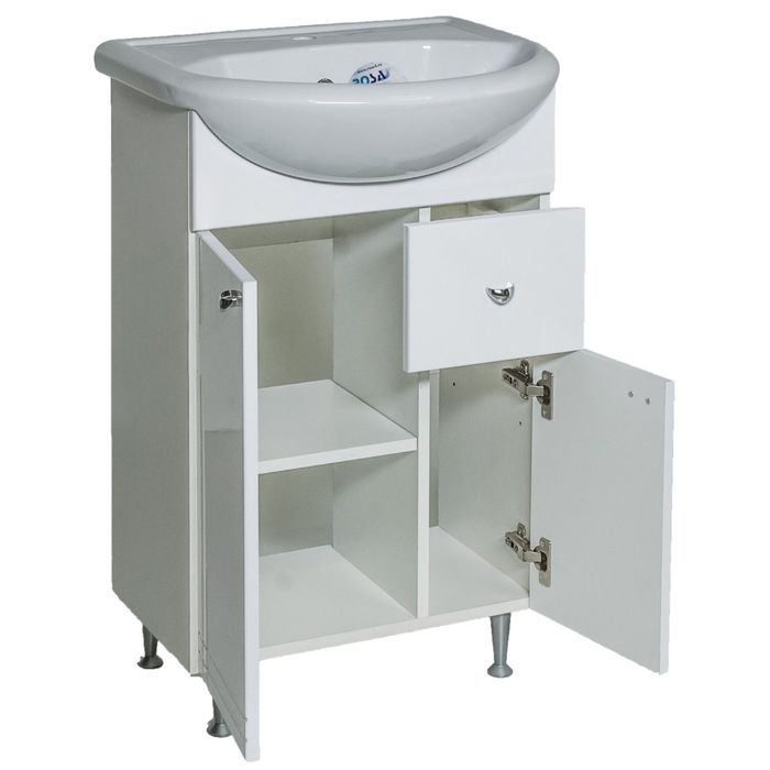 Тумба "АКВАРЕЛЬ" Классик 55, один выдвижной ящик