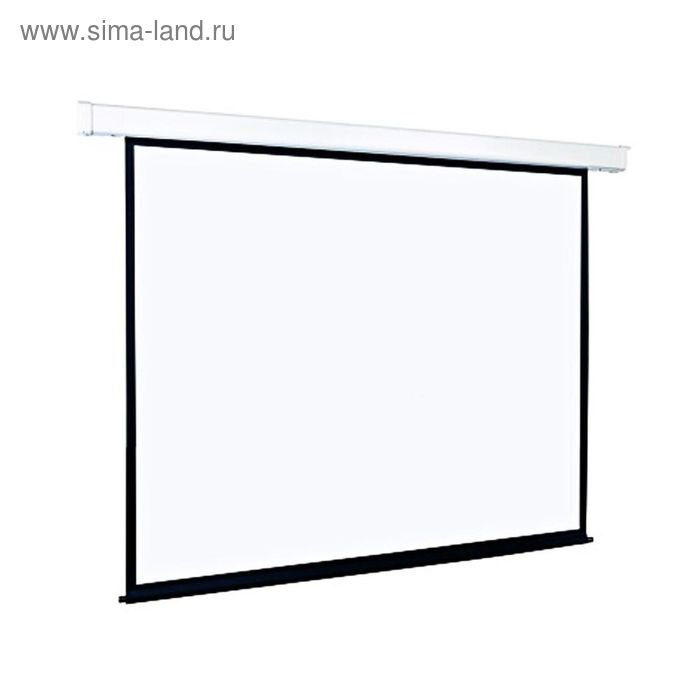 цена Экран Cactus 180x180 Wallscreen CS-PSW-180x180 1:1, настенно-потолочный, рулонный
