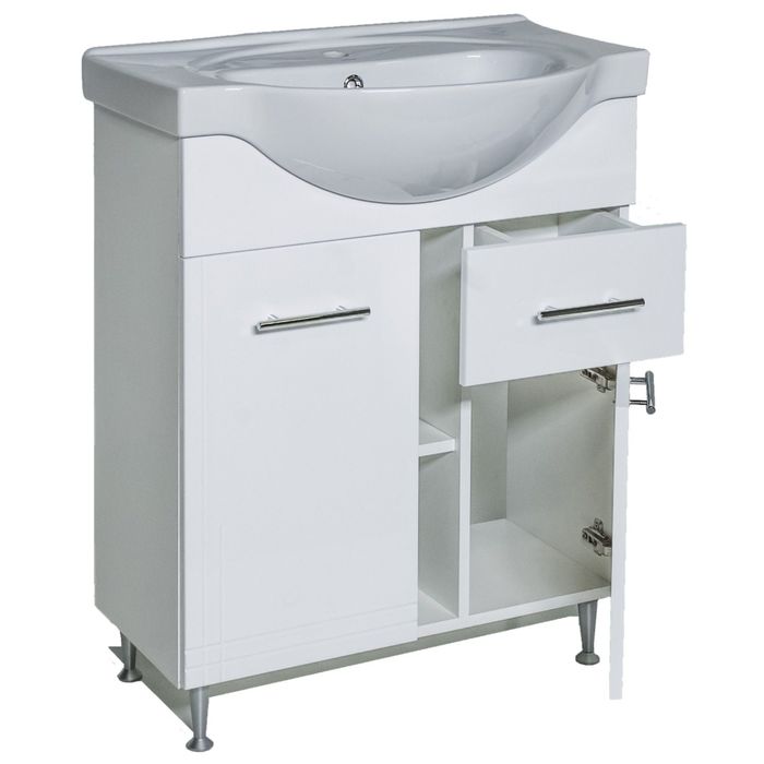 Тумба "АКВАРЕЛЬ" Эрика 70, один выдвижной ящик