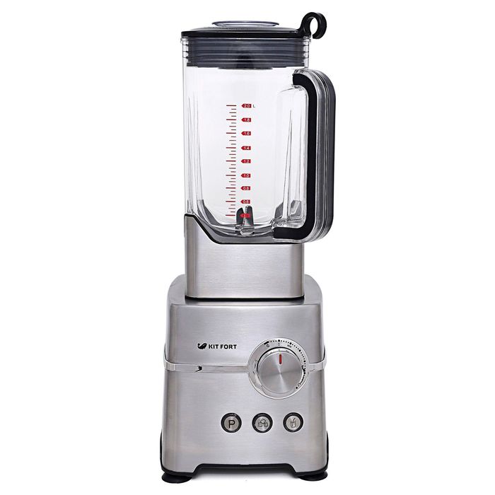 Блендер Kitfort КТ-1310, 2000 Вт серебристый/черный