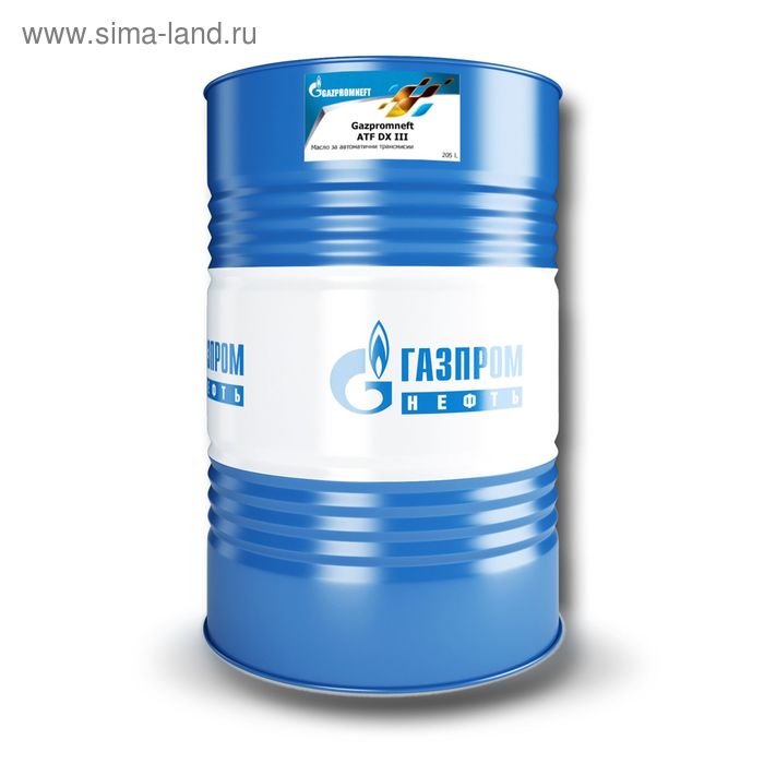 фото Масло трансмиссионное gazpromneft atf dx iii, 205 л