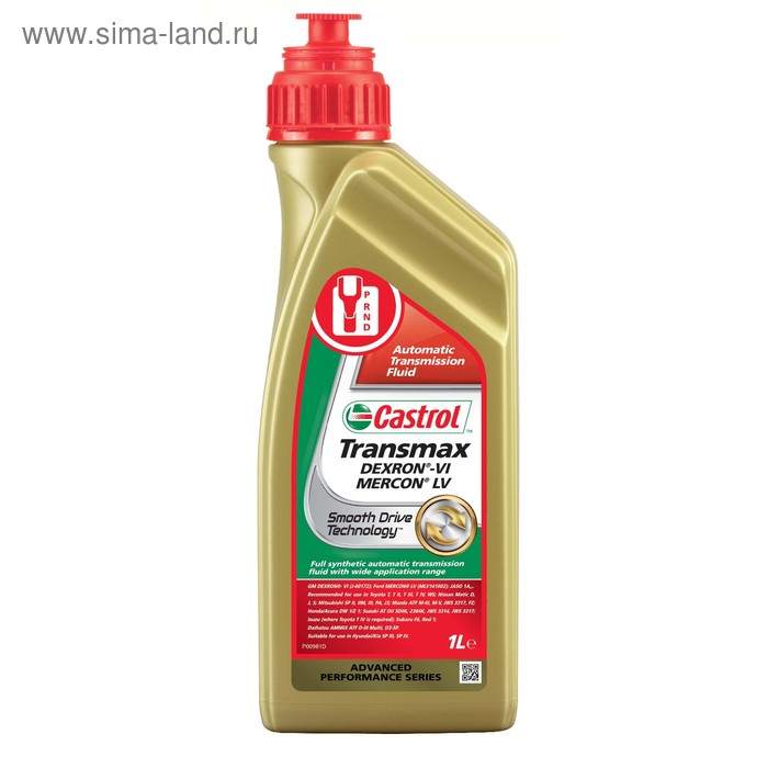 фото Масло трансмиссионное castrol transmax dexron-vi для акпп, 1 л