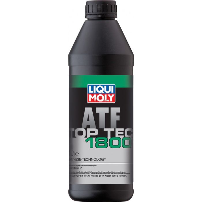 Трансмиссионное масло LiquiMoly НС-синтетическое для АКПП Top Tec ATF 1800, 5л