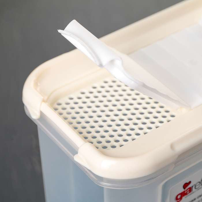 Банка для сыпучих продуктов 1 л Krupa, с дозатором