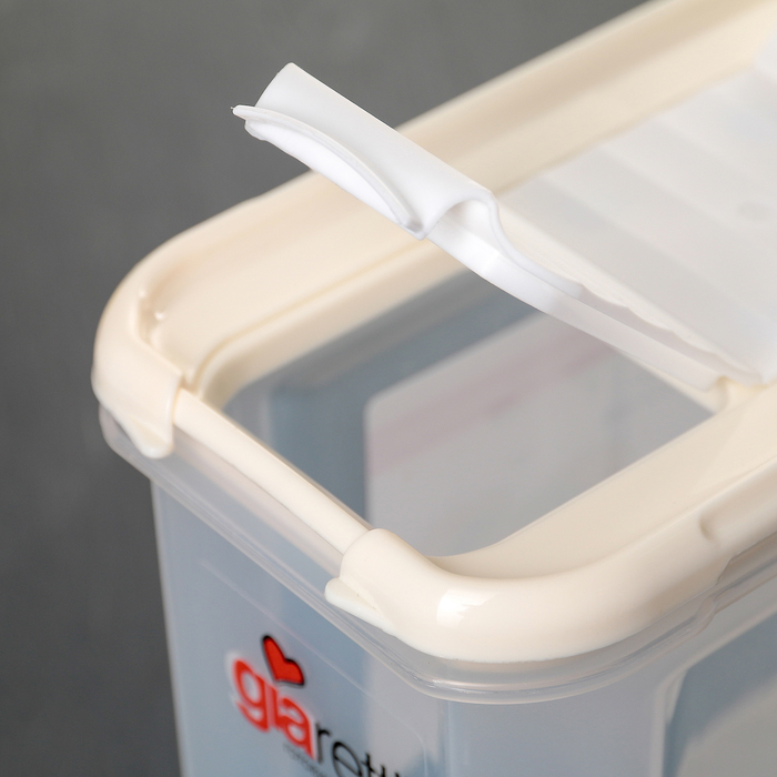 Банка для сыпучих продуктов 1 л Krupa, с дозатором