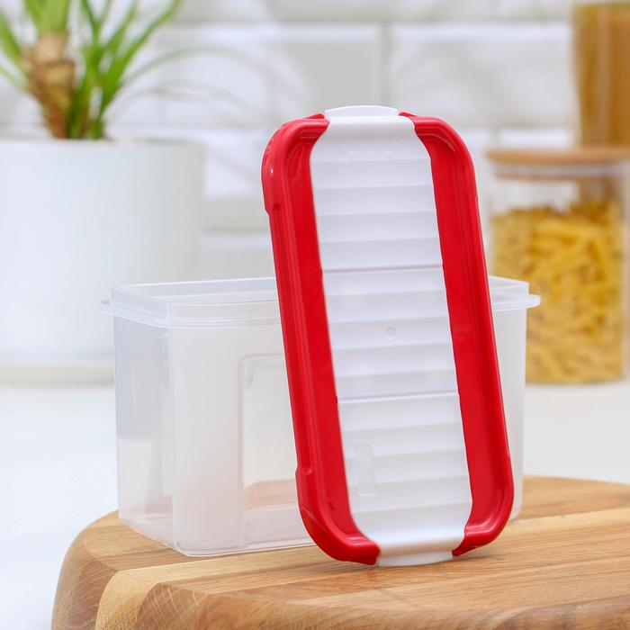 Банка для сыпучих продуктов 750 мл Krupa, с дозатором