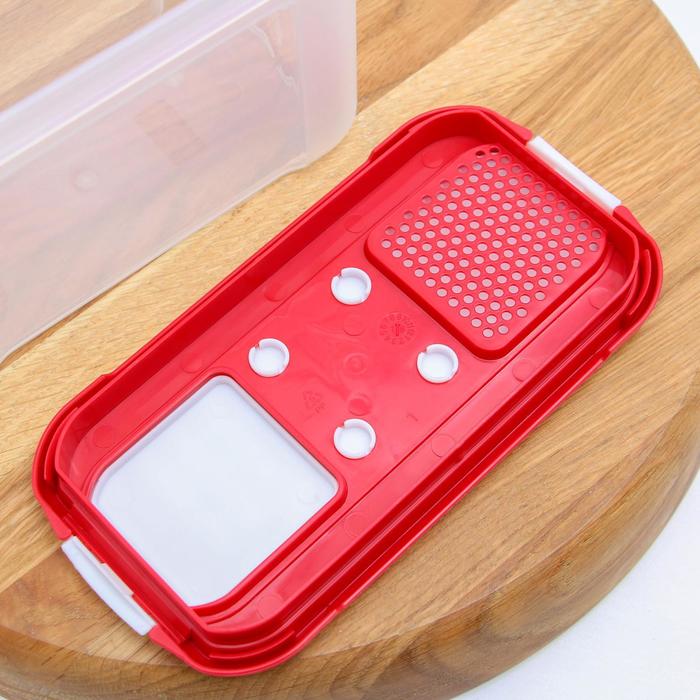 Банка для сыпучих продуктов 750 мл Krupa, с дозатором