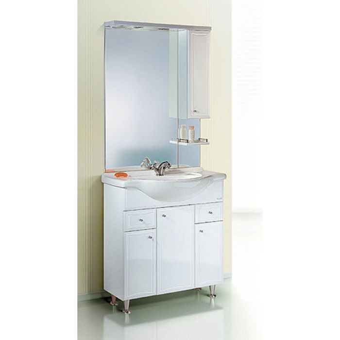 Зеркало-шкаф Aqwella BARCELONA-LUX, с подсветкой Ba.02.08