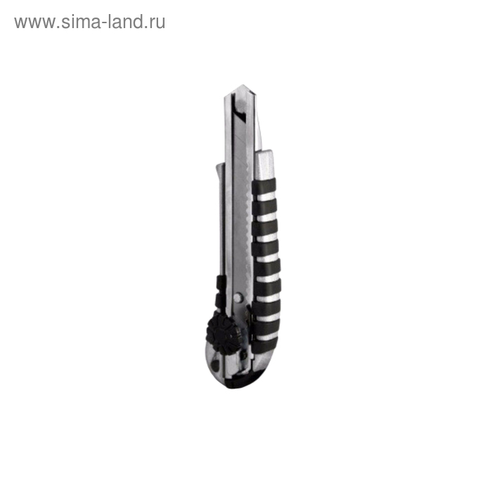 фото Нож armero, 18 мм, с выдвижным сегментированным лезвием, стальной корпус, 10 лезвий