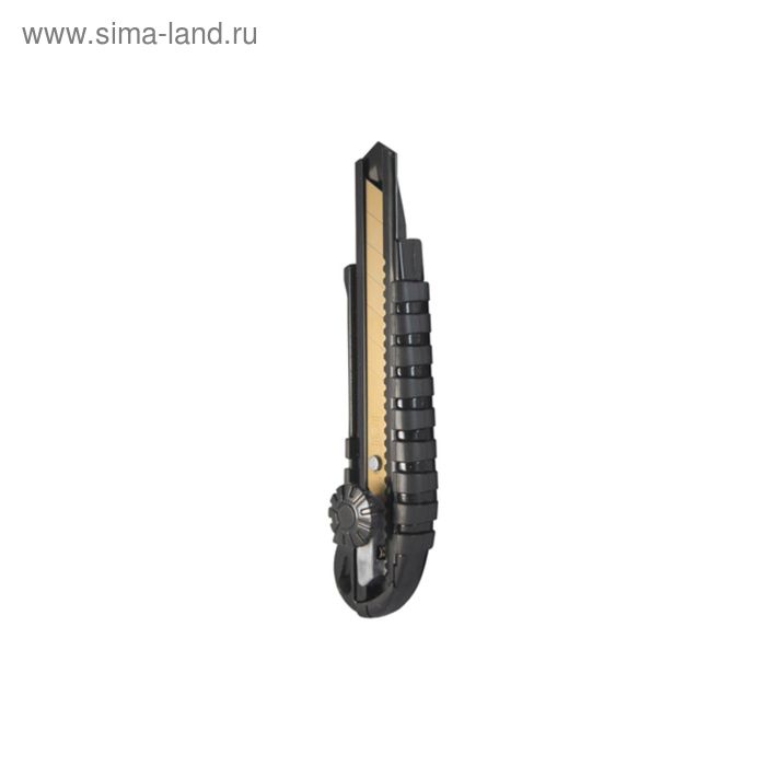 фото Нож armero, 18 мм, с выдвижным сегментированным лезвием, стальной корпус, 5 лезвий