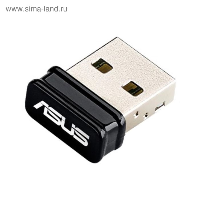 Сетевой адаптер Wi-Fi Asus USB-N10 NANO asus сетевое оборудование asus usb n10 nano usb2 0 802 11n 150mbps nano size 90ig05e0 mo0r00