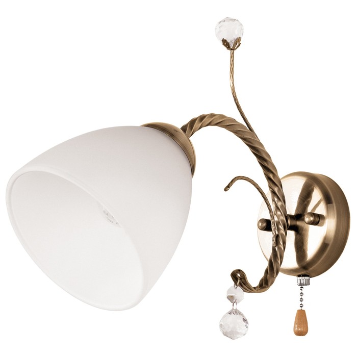 Бра "Сиена" 1 лампа 60Вт Е27 античная бронза 30х24х13