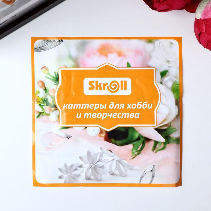 Форма для вырубки (каттер) "Пион" К-0006 (набор 9 деталей)