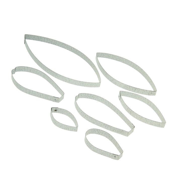 Форма для вырубки (каттер) "Магнолия" К-0012 (набор 7 деталей)