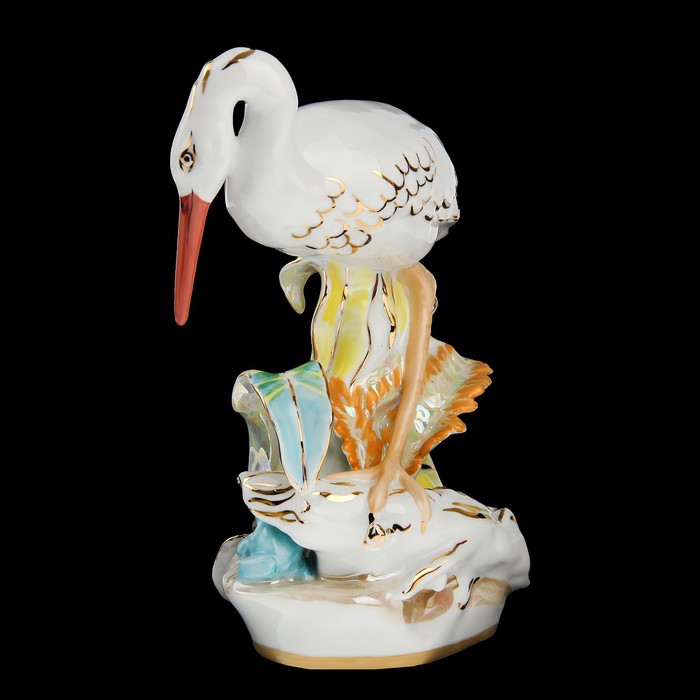 Сувенир фарфор "Аист"