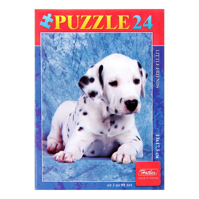 Пазлы "Пушистые малыши", 24 элемента, МИКС