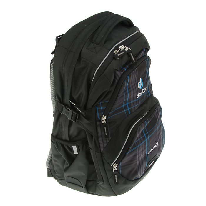 Рюкзак молодежный Deuter Ypsilon 46*32*22 серо-синяя клетка 80223-7309