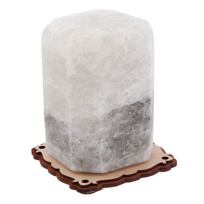 Соляной светильник "Восьмиугольник" 12х18 см, цельный кристалл