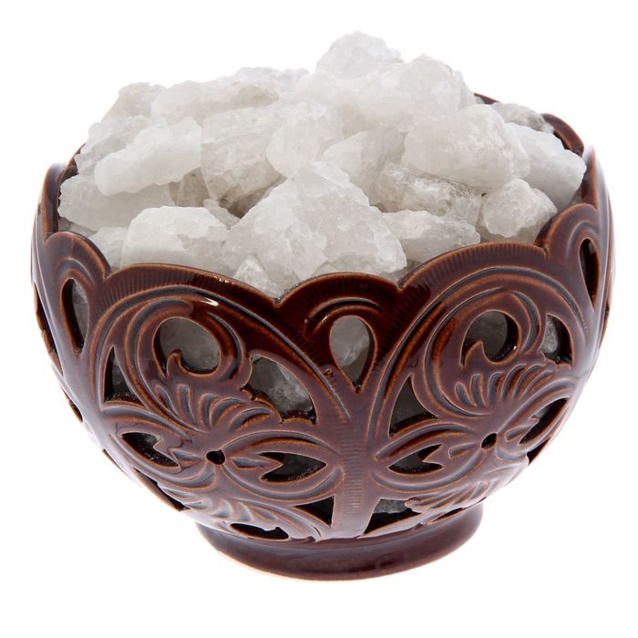 Соляной светильник "Лилия" малый керамика 17 х 15 см