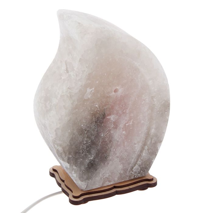 Соляной светильник "Огонек" большой 19х15х6 см, цветной, цельный кристалл