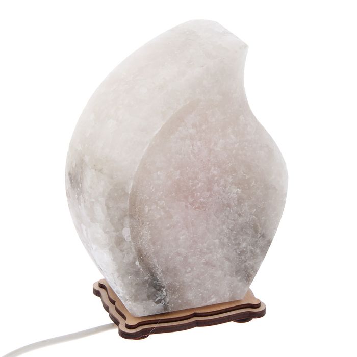 Соляной светильник "Огонек" большой 19х15х6 см, цветной, цельный кристалл