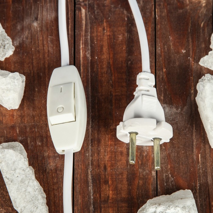 Соляной светильник "Синица" малый керамика, 7 х 10 х 15 см, микс