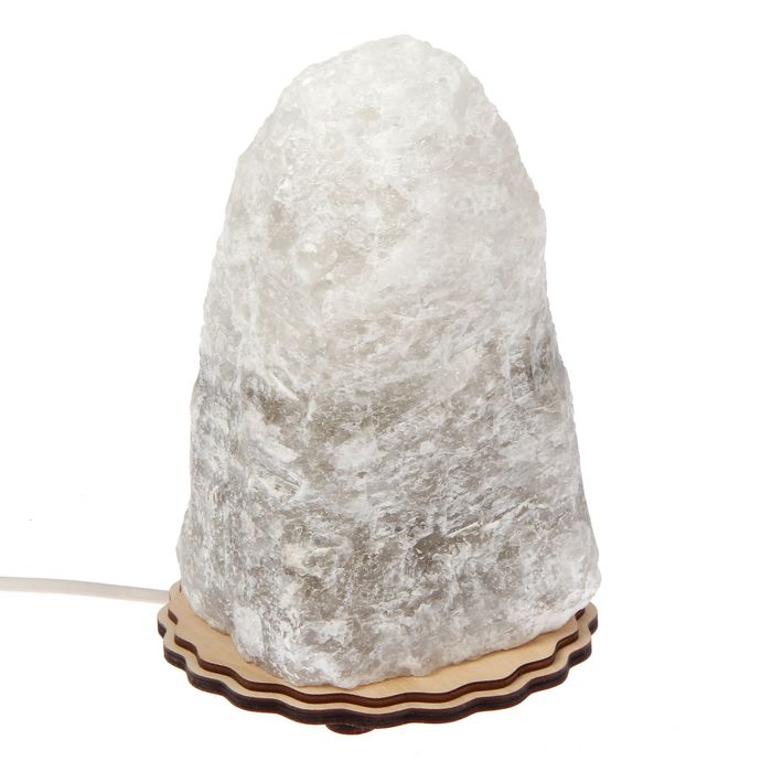 Соляной светильник "Скала" большая D-12, h-18 см, цельный кристалл