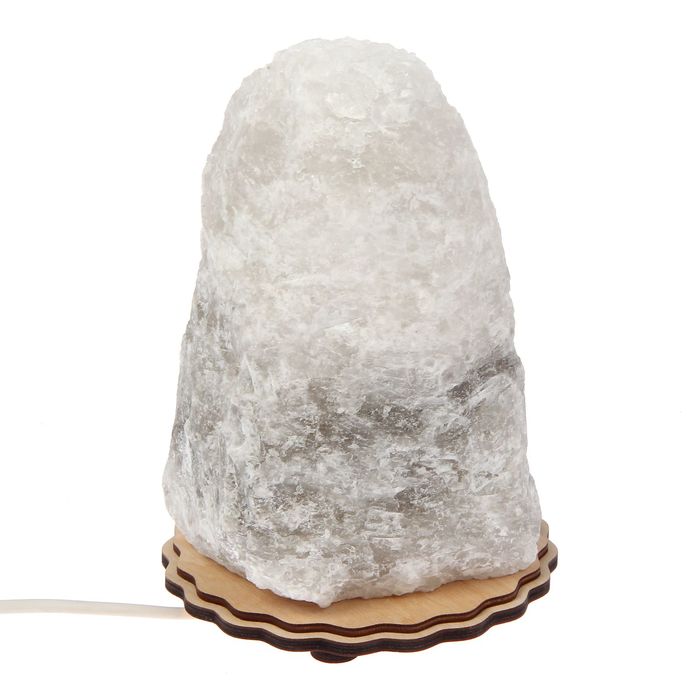 Соляной светильник "Скала" большая D-12, h-18 см, цельный кристалл