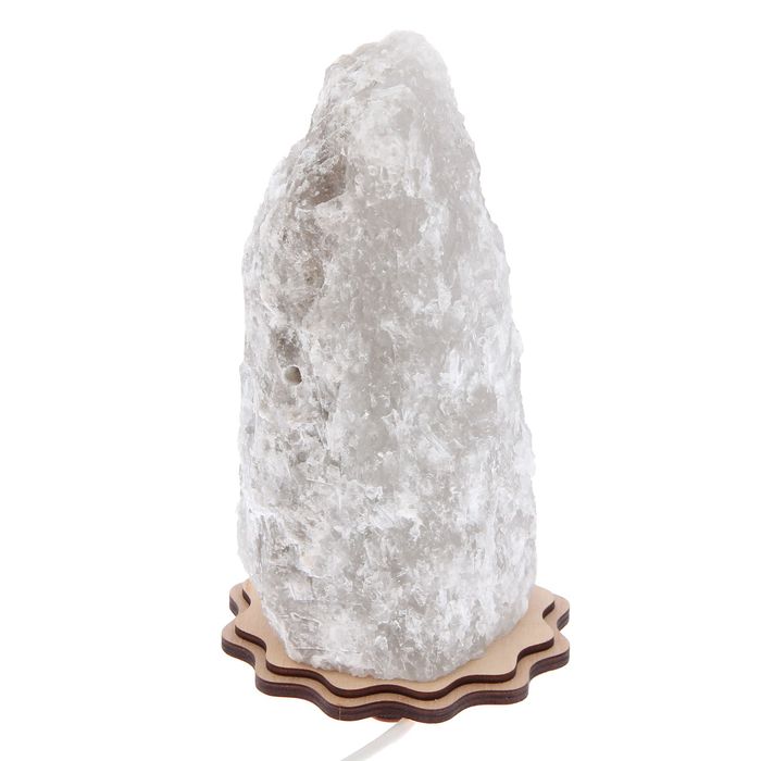 Соляной светильник "Скала" большой D-10, h-18 см, цельный кристалл