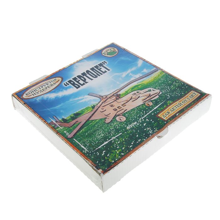 Конструктор "Вертолет", в коробке