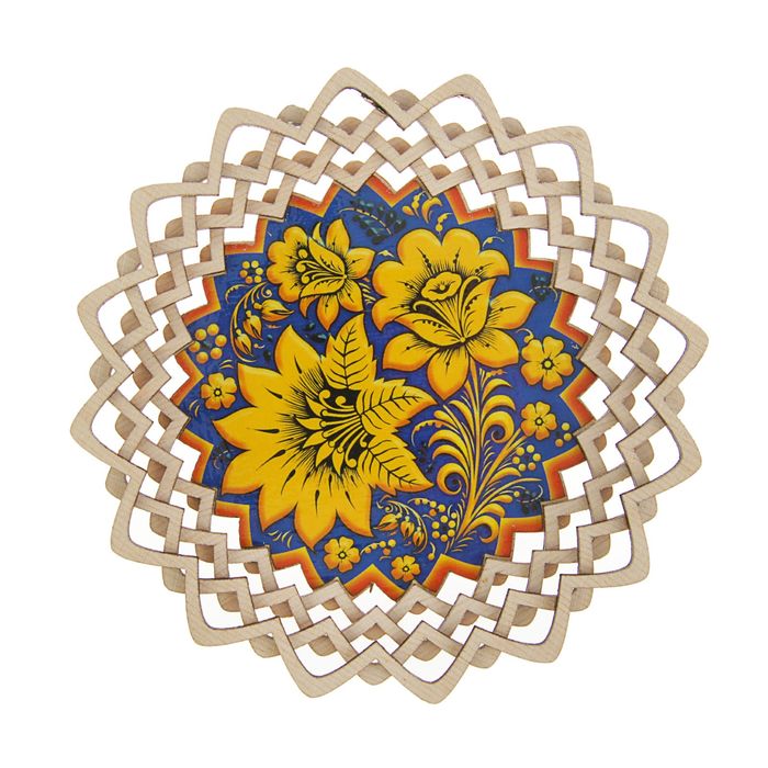 Тарелка маленькая, круглая МИКС